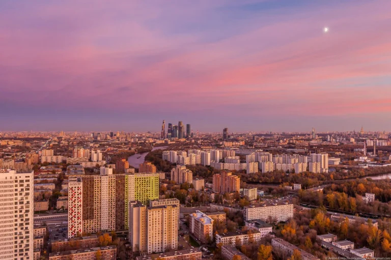 Москва с высоты птичьего полёта